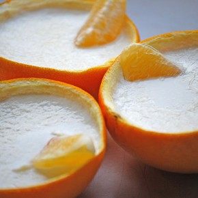 Панна-котта в апельсинах