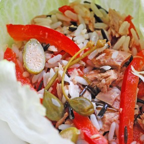 Салат из риса и тунца